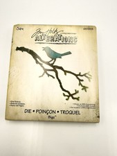 Sizzix Tim Holtz Alterations Bird Branch Die Bigz 657833 Ellison Used