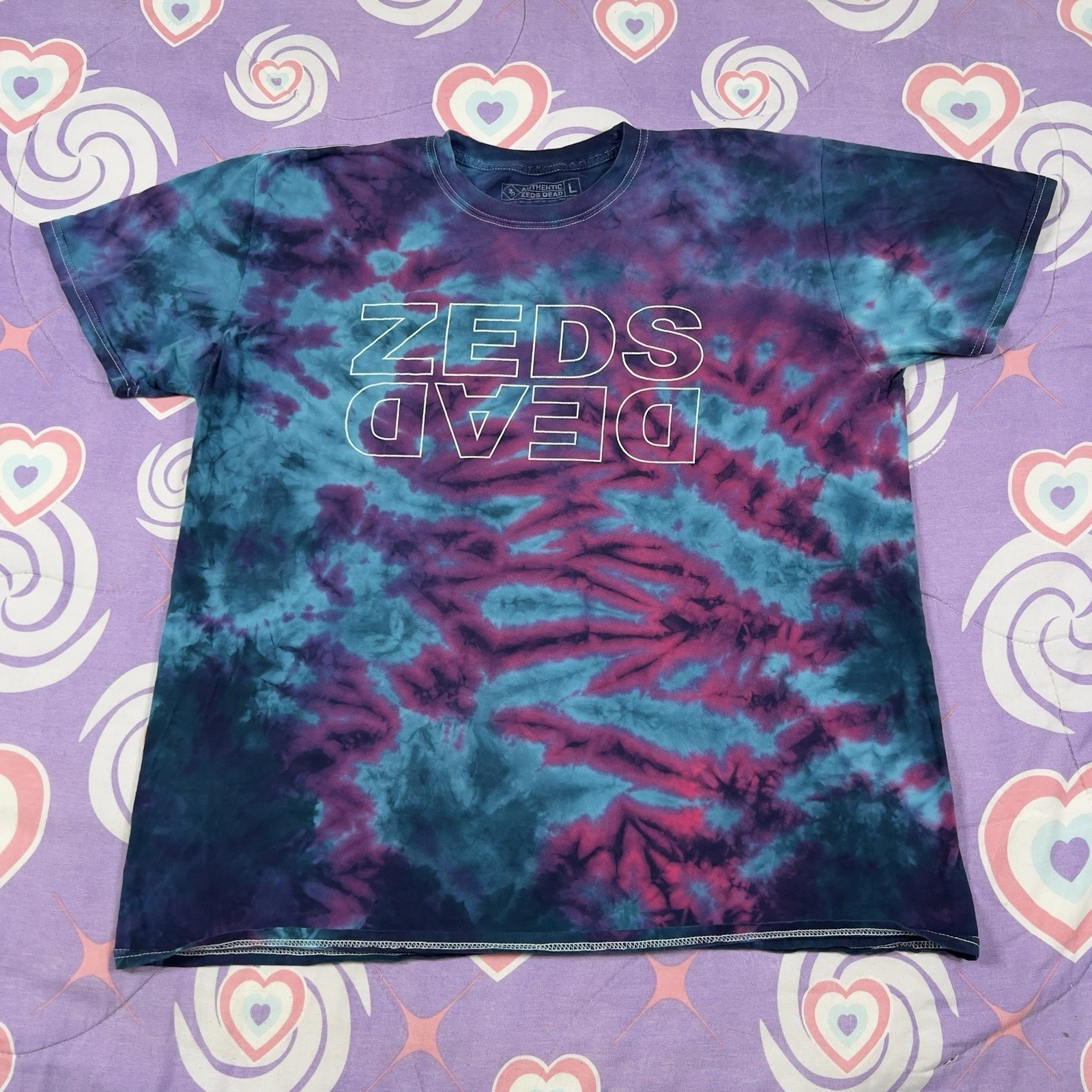 Zeds Dead Outline Logo Tie-Dye T-Shirt