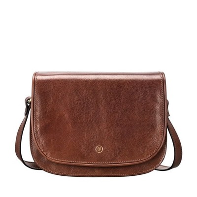 Maxwell Scott Medolla Saddle Bag Handtasche Chestnut Tan | REF Z