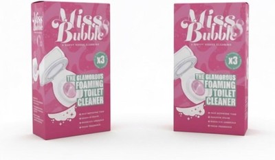 Miss Bubble WC Wunder-Schaum   Express Reinigung für Bad & Toilette 2x3er Pack