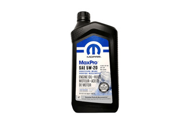 Mopar MaxPro 5W-20 Vollsynthetisches Motoröl 946ml für Chrysler, Dodge, Jeep