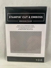 METAL PLATE 3D Embossing Folder Stampin Up Motorcycle Background 2508