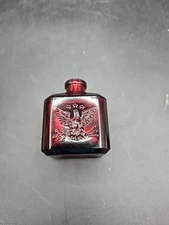 VNTG Wheaton Ruby Red Daniel Webster Recorder Ink 2.5" Bottle Eagle Stars USA