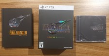 Final Fantasy VII Rebirth Deluxe Edition Artbook + Sealed Soundtrack NO GAME