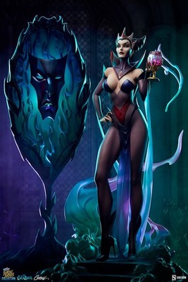 NIB! SIDESHOW EVIL QUEEN DELUXE STATUE J.Scott Campbell Fairytale Fantasies