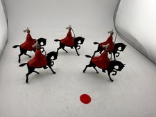 Vintage Britains No 400 Household Cavalry Mounted Life Guards Red Cloak Lot