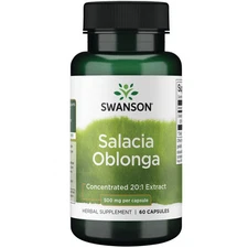 Swanson Salacia Oblonga 20:1 Extract Supplement 500 mg 60 Capsules