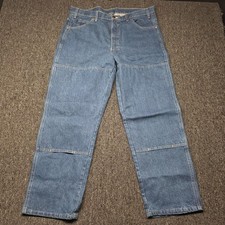 Dickies Men  s 38x30 Workhorse Double Knee Relaxed Fit Jeans Work Pants 15293SNB