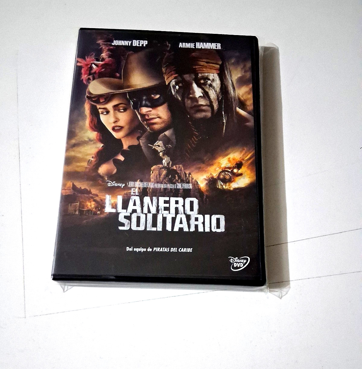 DVD "EL LLANERO SOLITARIO" COMO NUEVO GORE VERBINSKI JOHNNY DEPP ARMIE HAMMER