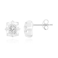 WeißE Kunzit Palladium Silber Ohrringe