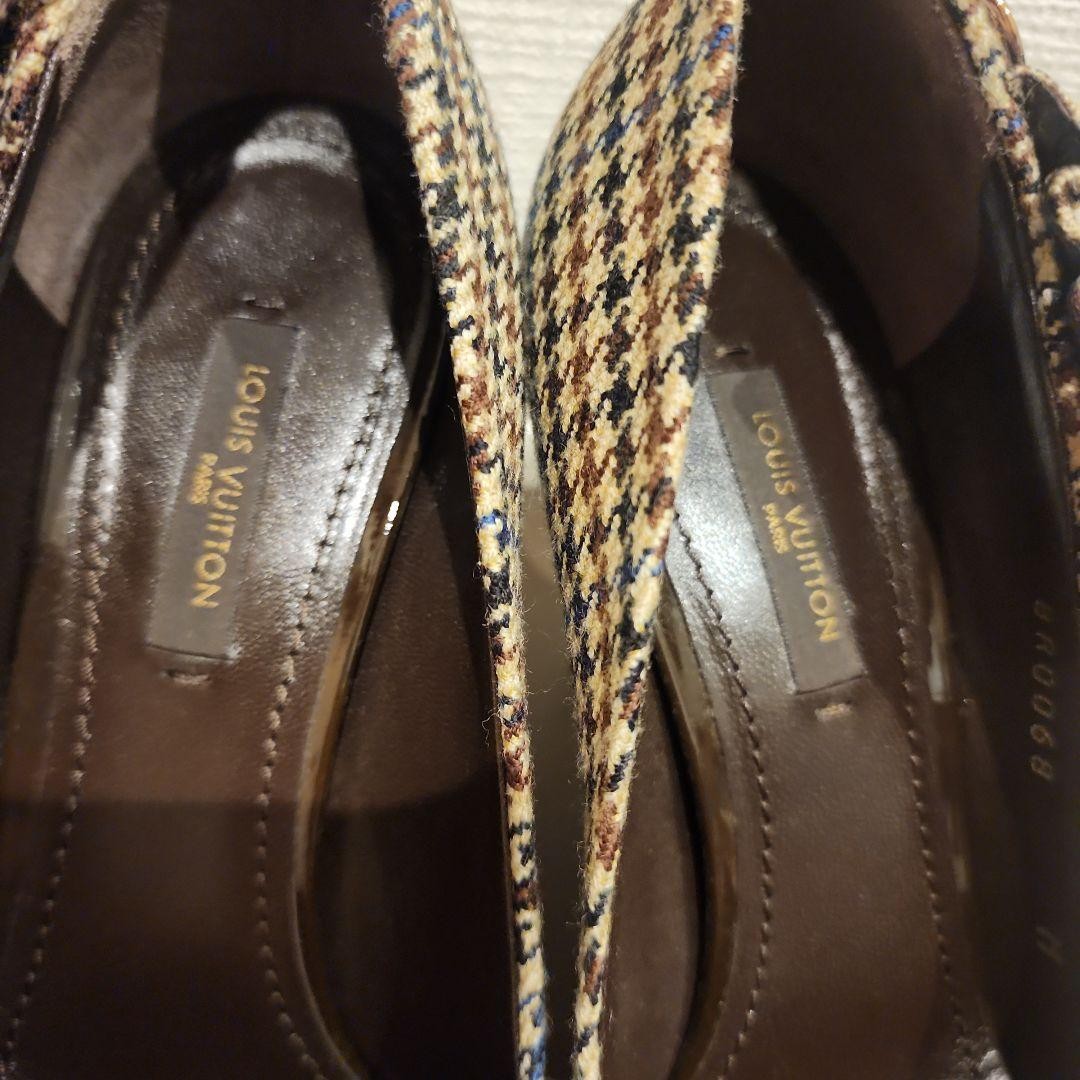 LOUIS VUITTON Heel Pumps Canvas Multicolor EU 35.5 135328K Authentic thumbnail 6