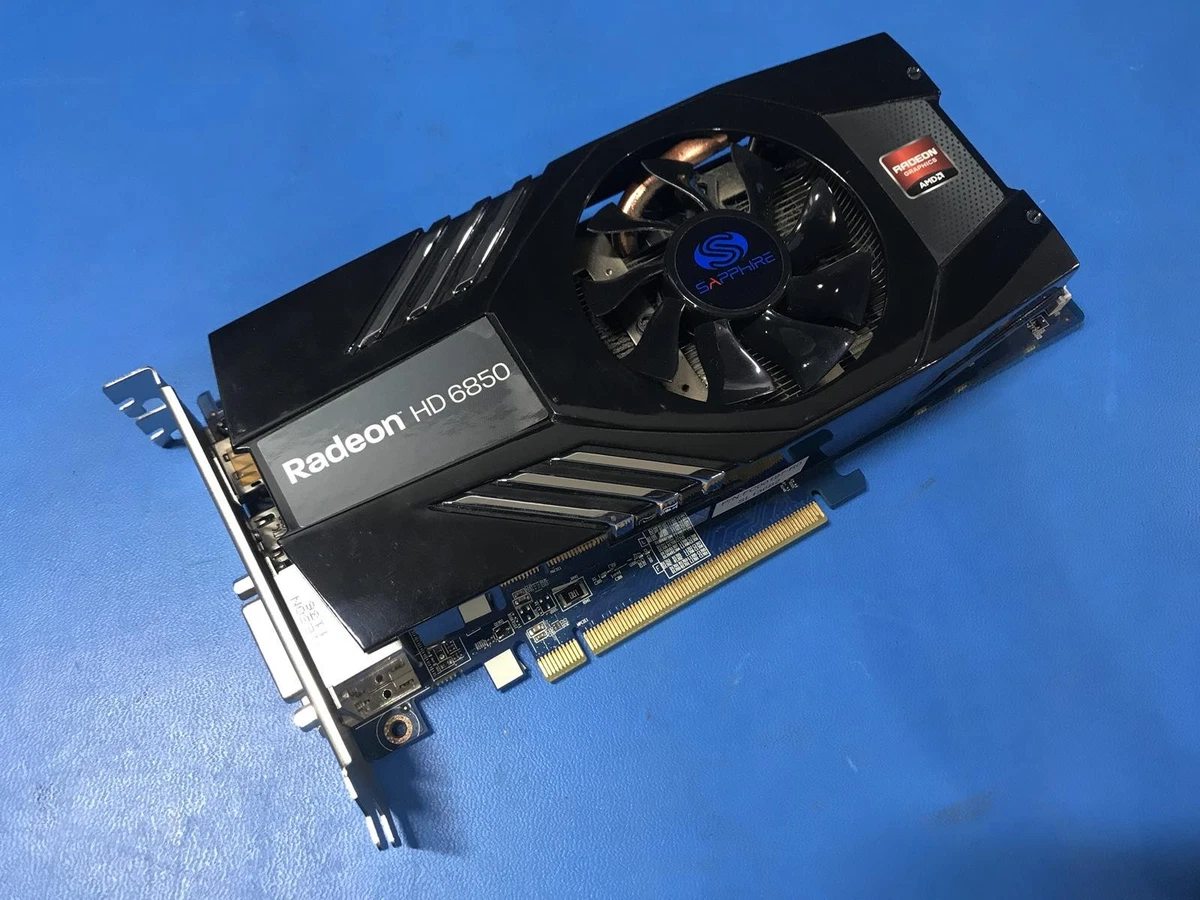 Sapphire Radeon HD 6850 1Go – Carte Graphique Pour Pièces Détachées Ou Réparation