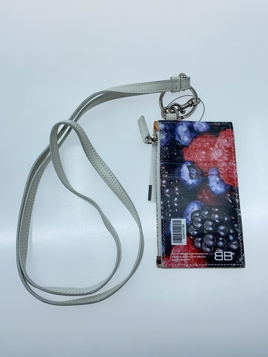 BALENCIAGA Card Case Leather Multicolor All-over Pattern Women's thumbnail 2