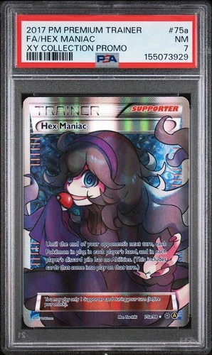 Pokémon Hex Maniac 75a/98 Full Art Holo XY Collection Promo PSA 7 2017