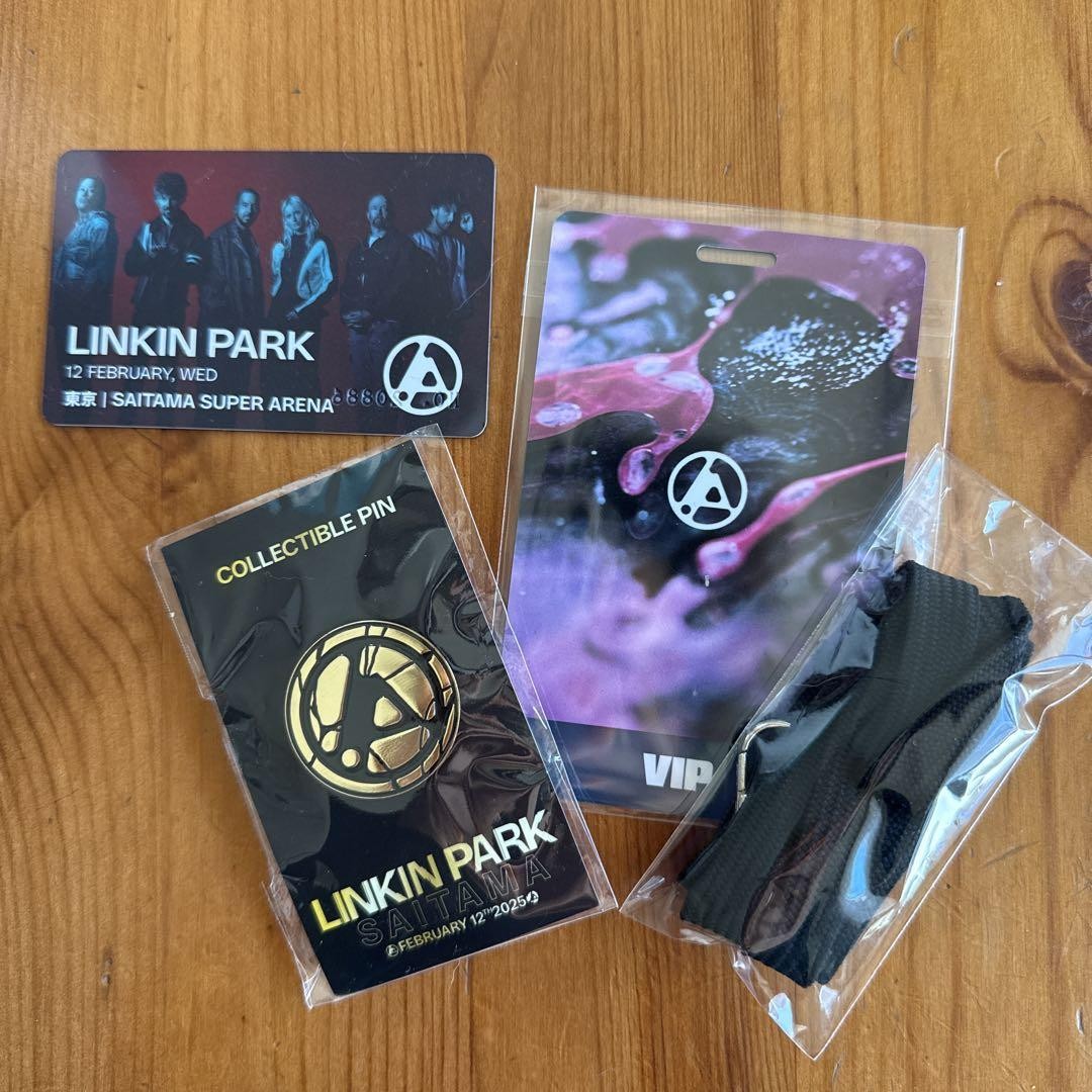 LINKIN PARK VIP GOLD 限定特典グッズ一式とストラップ LINKIN PARK VIP PASS AND COLLECTIBLE TWEEZERS | eBay