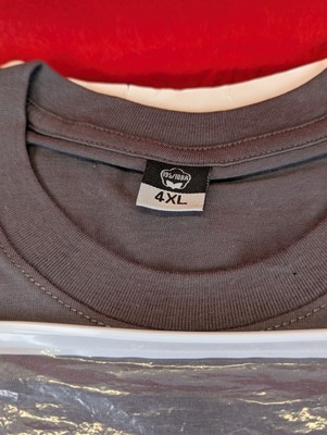 New 4XL Gray Short Sleeve T-shirt. Jaleeman Package never Opened.