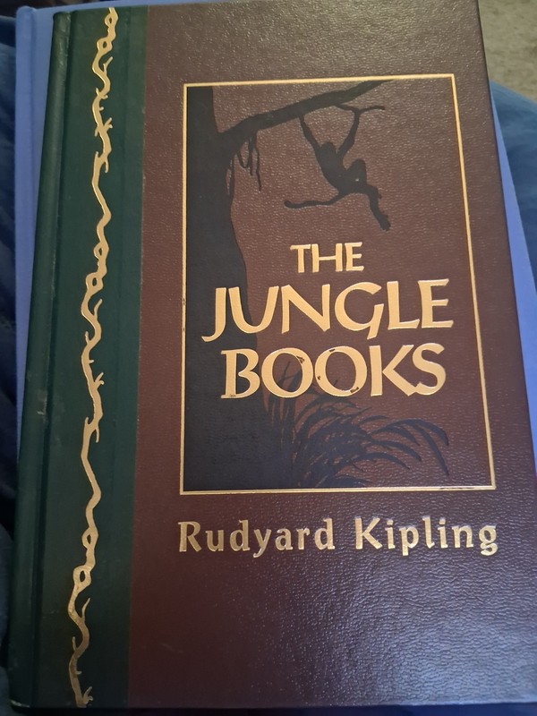 Rudyard Kipling The Jungle Books Hardcover Novel, English Classics Fiction