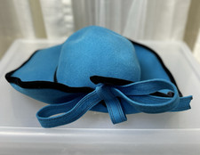 Vintage 60s Mr. John Classic NY Wool Hat Paris Tea Church Wide Brim Hat