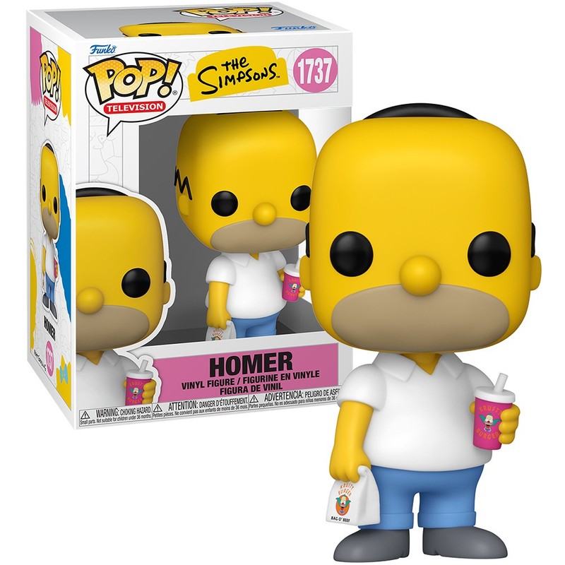Funko POP! The Simpsons Homer with Krusty Burger Collectible Figure 1737