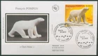 France 2005 Sculpture Polar Bear 3963 FDC (X62209)