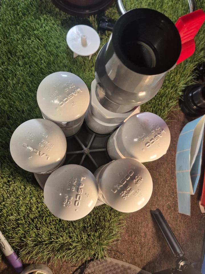 *Perfect*Low Profile 2" 6 Port Actuator T-Valve - Pentair In-Floor(A&A) (C93) - Image 4 of 4