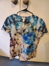 Chico's Bundle Size 1 Tee and size 0 Cardigan