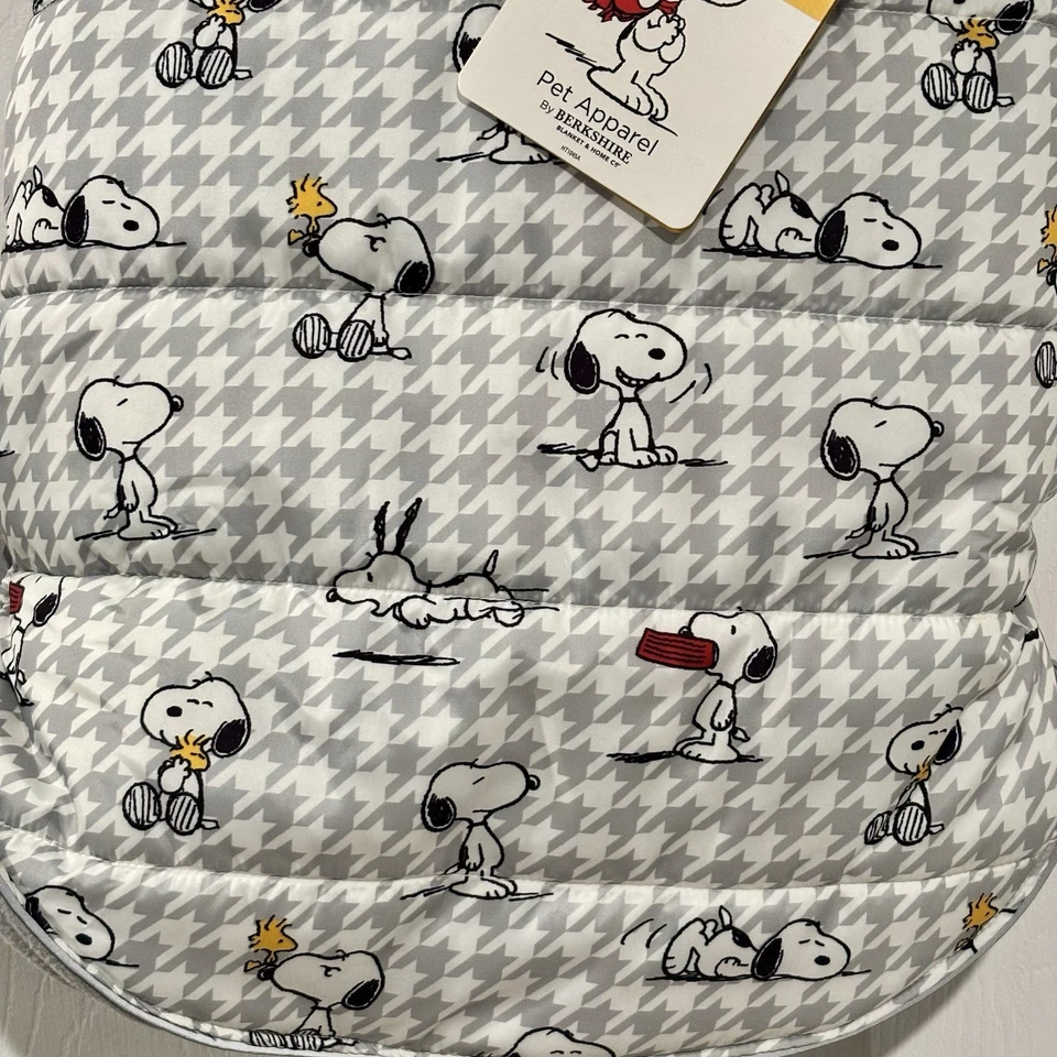 NUEVO CON ETIQUETAS Chaqueta Snoopy & Woodstock Cacahuetes Abrigo de Invierno para Perro Talla MEDIANA NUEVO Foto 3 de 4