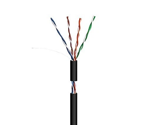 Matassa Cavo LAN 305 mt UTP cat. 5E per esterno nero resistente alle intemperie - Immagine 4 di 4