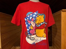 Vtg 90  s Disney Winnie The Pooh And Piglet Winter Buddies Nightgown T-shirt XXL