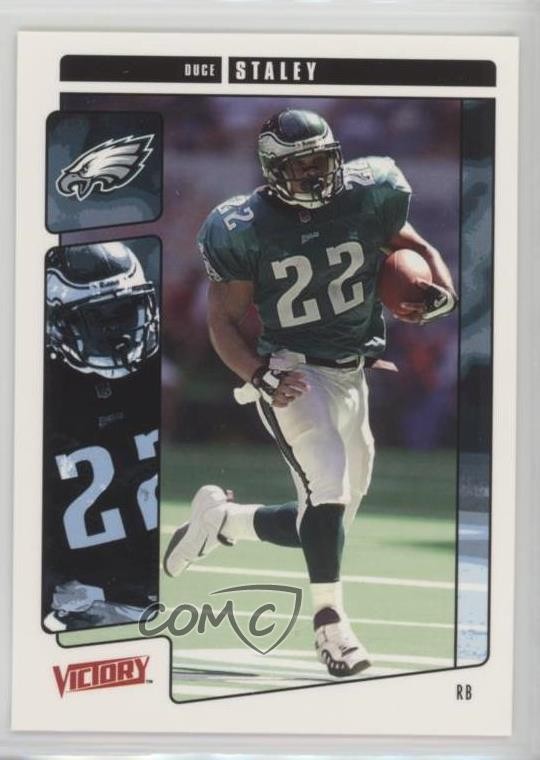 2001 Upper Deck Victory Duce Staley #255 0q3