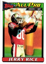 1991 Topps Jerry Rice #81 card