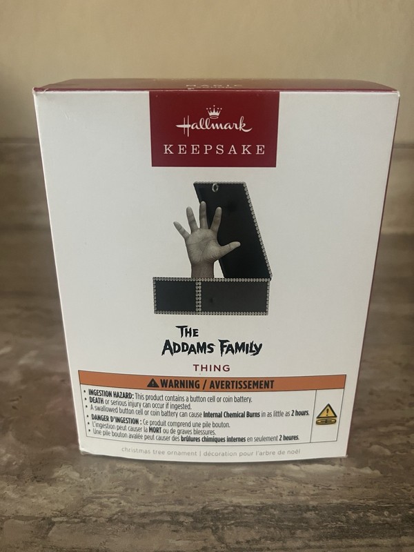 Hallmark 2025 The Addams Family THING Ornament  NEW
