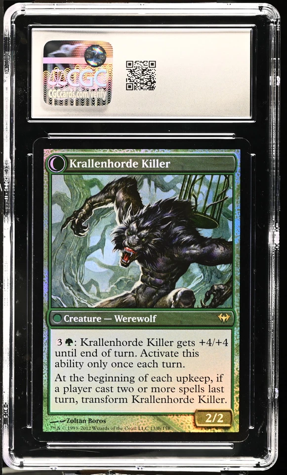 WOLFBITTEN CAPTIVE Dark Ascension Foil Rare CGC 10 Gem Mint MTG [Nostalgium] - Image 2 of 2