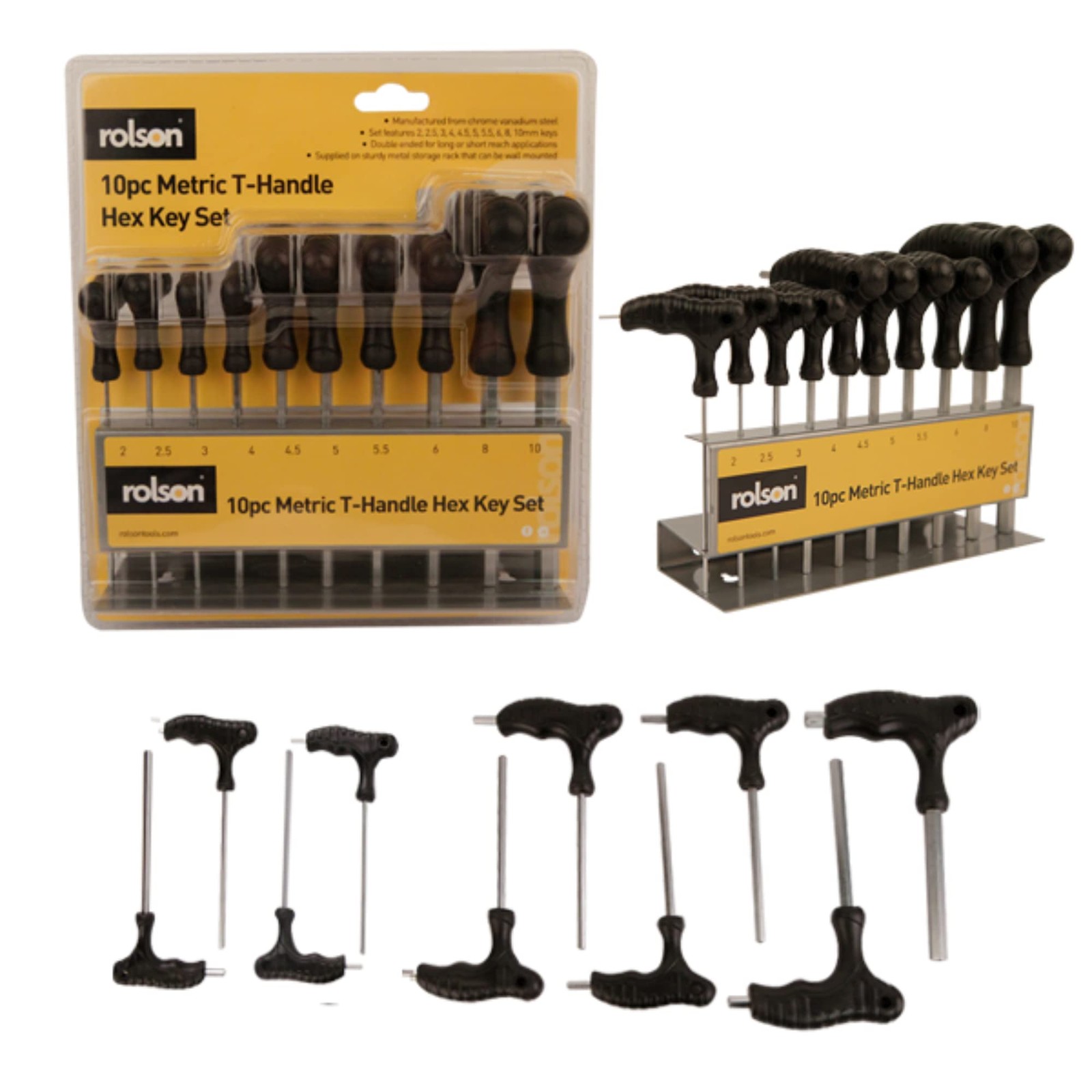 Recensione e Vendita: Rolson 40320 Set Chiavi Esagonali a T 10 Pezzi