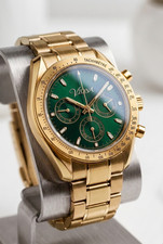 VIONA Unisex Watch Green Dial Automatic Gold ...