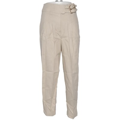 Fame, Hose, Größe: M, Beige, Baumwolle, Streifen, Damen #eQr