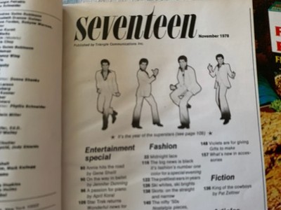 1978 Seventeen Magazine November Issue Entertainment Special | eBay