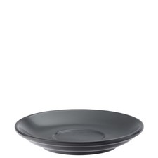 Barista Porcelain style serving Espresso Matt Grey Saucer 6" (15.5cm)  Box of 6