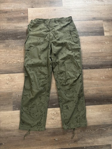 US Military Desert Night Camo Trousers Pants Medium LONG 1990 Desert Storm NOS