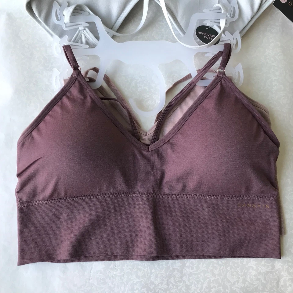 Juego de 3 almohadillas extraíbles Danskin Intimates BRAS tamaño: XL Foto 2 de 4