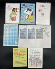 Lot Of 9 Happy Birthday Greeting Cards Some with Matching Envelopes