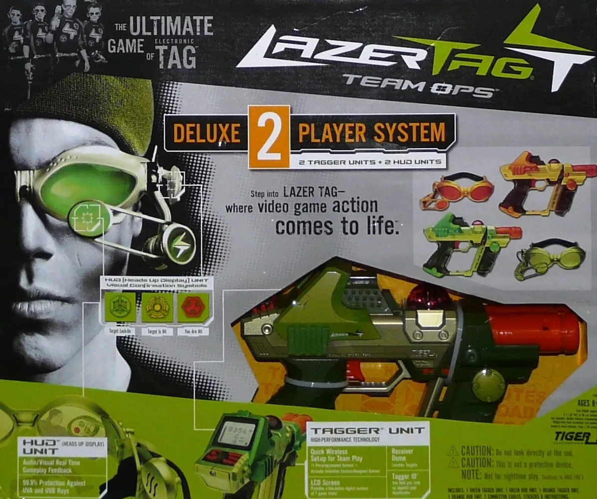 Lazer Tag Team Ops Deluxe 2 Player System