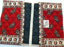 Vera Bradley Rare Retired Red Paisley Book Cover