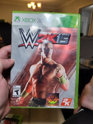 WWE 2K15 (Microsoft Xbox 360, 2014)cib with manual 