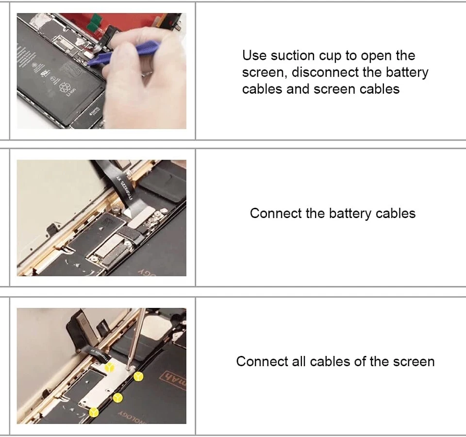 IPHONE 6S REPLACEMENT  SCREEN+HOME BUTTON+FRONT CAMERA+EARPIECE SPEAKER+TOOLS - Image 3 of 4