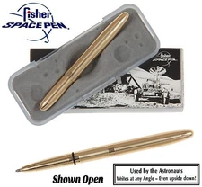 Fisher Space Pen #400G / Lacquered Brass Classic Gold Bullet Pen