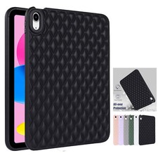 Luxury Grid Shockproof TPU Rubber Gel Back Case Cover For Apple iPad