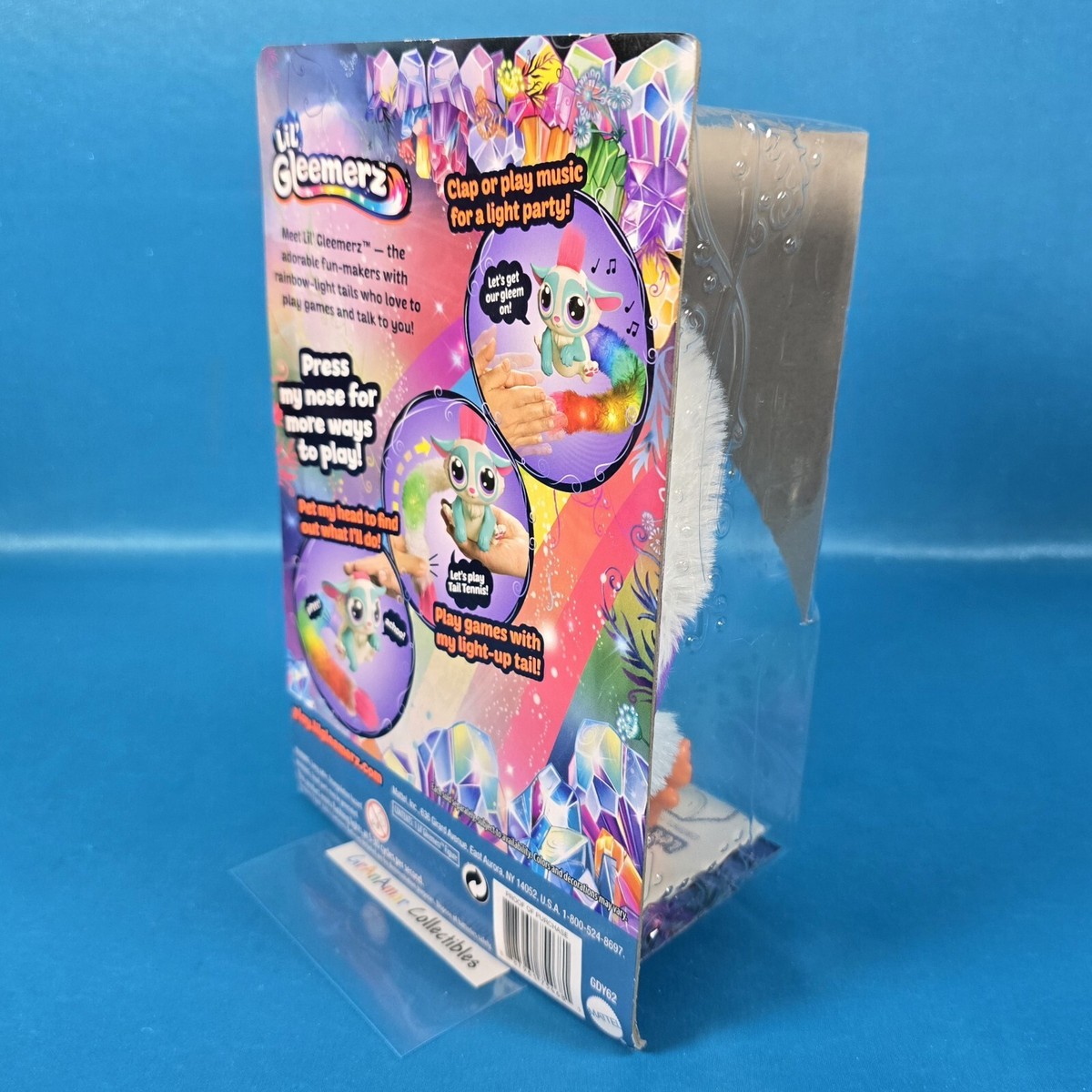 Lil' Gleemerz RAINBEAM Rainbow Interactive Light-Up Furry Pet