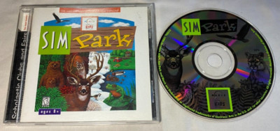 Sim Park (PC CD, 1998) CIB with Manual Good Condition Maxis Kids