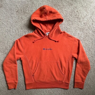 Champion Orange Sweatshirt Womens Champion Womens Powerblend